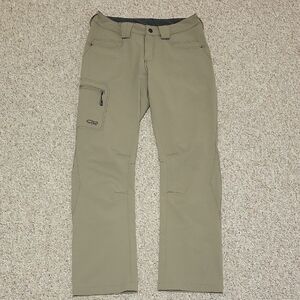 Outdoor Research Women's Cargo Voodoo Hiking Pants 4 Gorpcore Tan